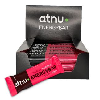 Atnu Energibar - Hindbær - 40 gram - 1 kasse á 12 stk