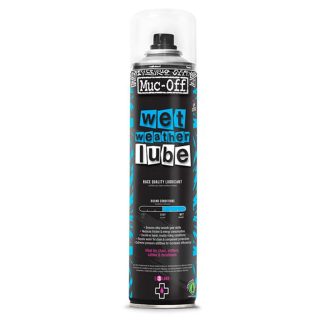 Muc-Off Wet Lube - Kædeolie-spray til våde forhold - 400 ml