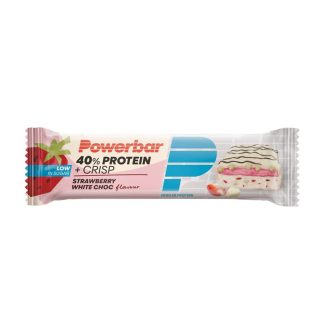 Powerbar 40% Protein+ - Jordbær Hvid Chokolade - 40g