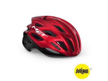 MET Estro Mips - Cykelhjelm - Rød/Sort - Str. 58-61 cm