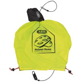 Hjelmopbevaring Abus Helmet home neon gul