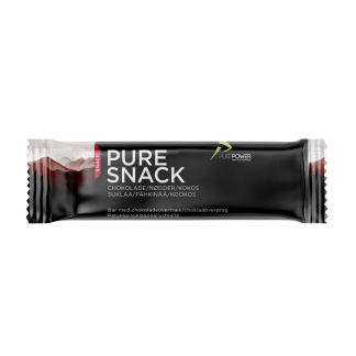 Purepower Pure Snack - Energibar - Chokolade og kokos - 40 gram.