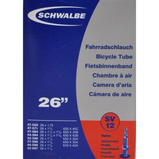 Schwalbe slange 26 x 1. 3/8 med Racer ventil SV12