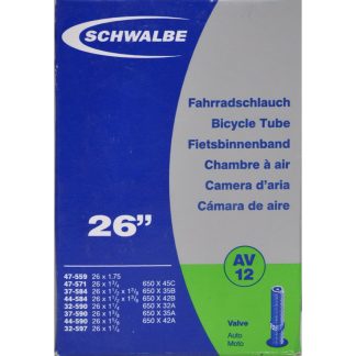 Schwalbe slange 26 x 1. 3/8 med Auto ventil AV12