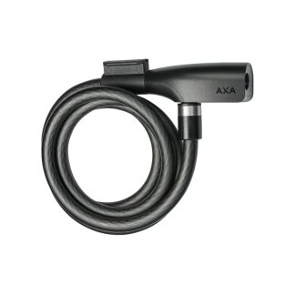 AXA Resolute 10-150 - Spirallås med nøgle - 150 cm - Sort