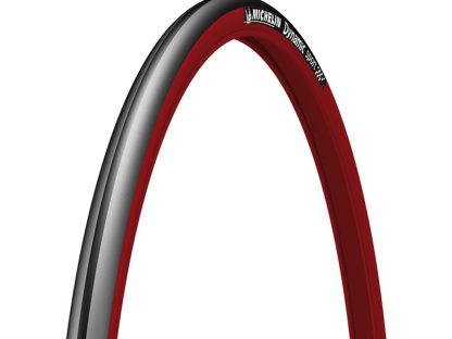 Michelin Dynamic Sport - Racerdæk dæk med kanttråd - 700x23c (23-622) - Rød