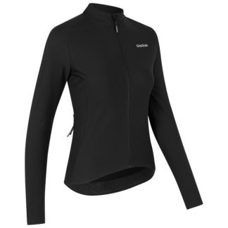 GripGrab Women's Thermo - Cykeltrøje thermo - Lange ærmer - Dame - Sort - Str. S