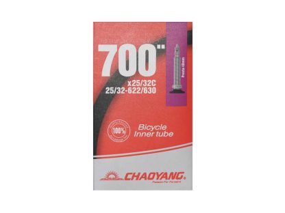 Chaoyang Slange 700 x 25-32C med 48mm lang Racerventil