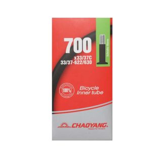 Chaoyang Slange 700 x 33-37C med 48mm lang Autoventil