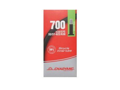Chaoyang Slange 700 x 33-37C med 48mm lang Autoventil