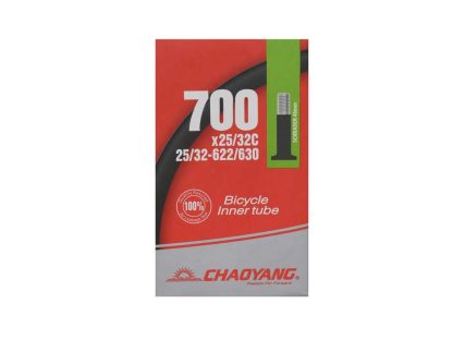 Chaoyang Slange 700 Ã 25-32C med 48mm lang Autoventil