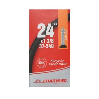 Chaoyang Slange 24 x 1 3/8 med 40mm lang Dunlop ventil