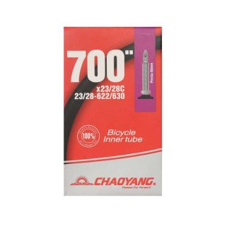 Chaoyang Slange 700 x 23-28C med 48mm lang Racerventil