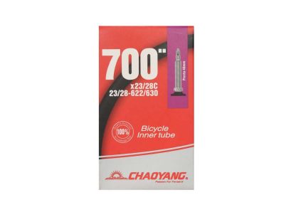 Chaoyang Slange 700 x 23-28C med 48mm lang Racerventil