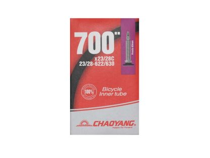 Chaoyang Slange 700 x 23-28C med 60mm lang Racerventil