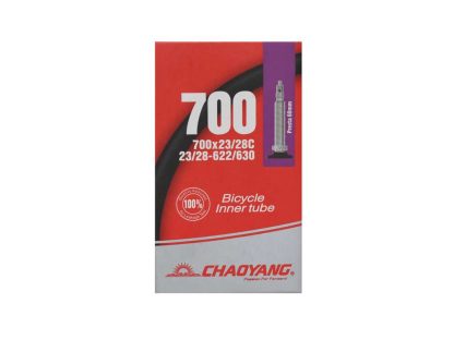 Chaoyang Slange 700 x 23-28C med 80mm lang Racerventil