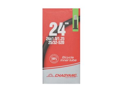 Chaoyang Slange 24 x 1.0-1.25 med 48mm lang Autoventil