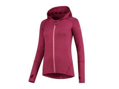 Rogelli Aura - Sports trøje hooded - Dame - Cerise/Coral - Str. XS