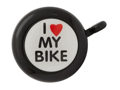 OnGear - Ringeklokke - I love my bike - Sort