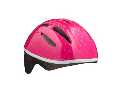 Lazer Bob - Cykelhjelm Barn - Str. 46-52 cm - Pink dots