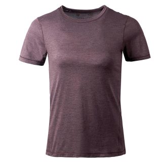 Endurance Korrl Melange - T-shirt m. korte ærmer - Dame - Black Bean -  Str. 36
