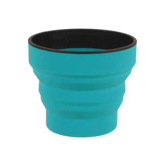 LifeVenture Ellipse Collapsible Cup - Silicone - Teal