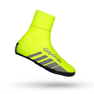 GripGrab Race Thermo - HI-VIS vind og vandtæt skoovertræk - Neon gul - Str. M