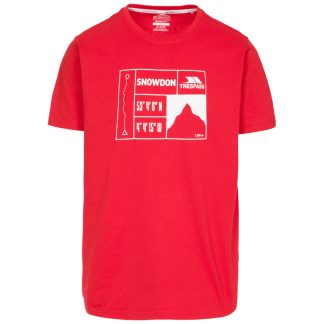 Trespass Snowdon - T-Shirt - Duoskin - Rød - Str. M