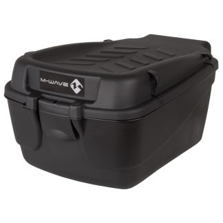 M-Wave Amsterdam Easy Box L-XL - Boks til bagagebærer - Hård plast - Sort - Str. 18 liter