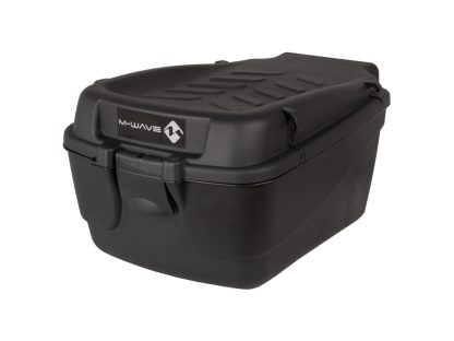 M-Wave Amsterdam Easy Box L-XL - Boks til bagagebærer - Hård plast - Sort - Str. 18 liter