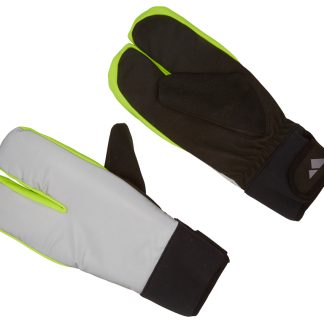 OnGear - Cykelhandske - Refleks - 3 finger - Vinter - Sølvgrå - XL