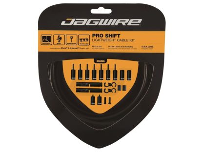 Jagwire - Pro Shift - 2x Gearkabel sæt - Road/MTB - Mat Sort