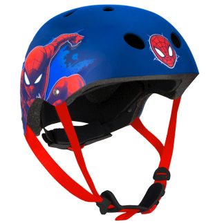 Seven - Spiderman - Cykelhjelm - Blå -  Str. 54-58 cm
