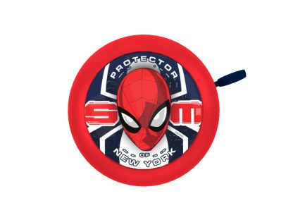 Seven - Spiderman - Ringeklokke til børnecykel - Rød -  Str. Ø55mm