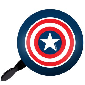 Seven - Avengers Captain America - Vintage ringeklokke - Blå/rød -  Str. Ø80 mm