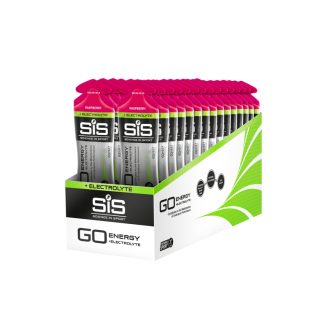 SIS GO Range - Energy+Elektrolyte Gel - Hindbær - 60ml - 1 stk.