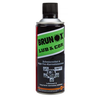 Kædespray Brunox LUB & COR 400 ml. Til vådt vejr