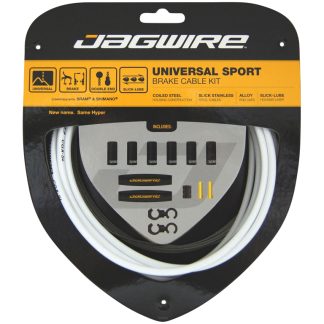 Jagwire - Universal - Bremsekabel sæt - Passer til MTB og Road - Hvid