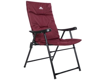 Trespass Paddy - Camping stol - Foldbar - Stål ramme - Rødbrun