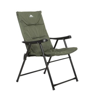 Trespass Paddy - Camping stol - Foldbar - Stål ramme - Oliven