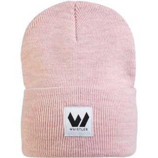 Whistler - Linjoe Melange Hat - Beanie hat - Candy pink - Voksen