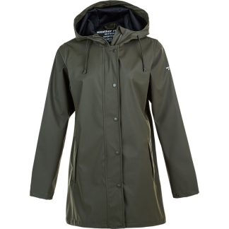 Weather Report - Petra W Rain jacket - Regnjakke dame - Forest Night - Str. 46