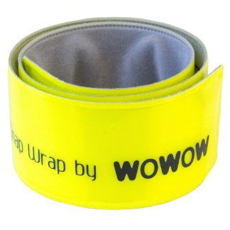 WOWOW Snap Wrap - Refleksbånd - Neongul - 40 x 3 cm