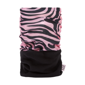 OXC - Halsedisse - 1 stk. pakke - Polyester med Fleece - One size - Pink Zebra Snug