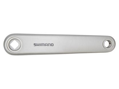 Shimano Steps - Pedalarm højre side til FC-E5000 - 175mm lang - Firkant fit - Sølv