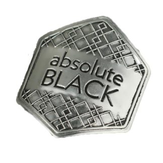 absoluteBLACK Metal Sticker - Logo klistermærke - Sølv