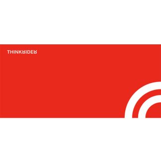 Thinkrider - træningsmåtte til hometrainer - 198 x 91 cm - Rød