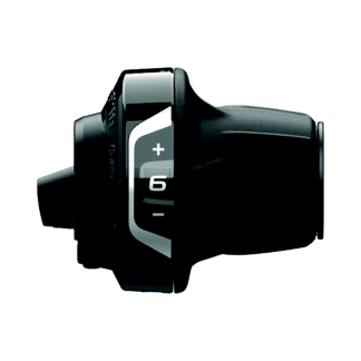 Shimano SL-RV400 - Revo skiftegreb til 6 udvendige gear - Med geardisplay