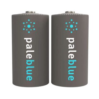 Paleblue - USB opladelige D batterier - 2 stk. - Inklusiv ladekabel