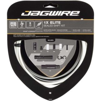Jagwire Elite Sealed Gearkabelsæt med STS-EL - Hvid